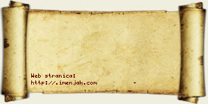 Mirjana Pjanić vizit kartica